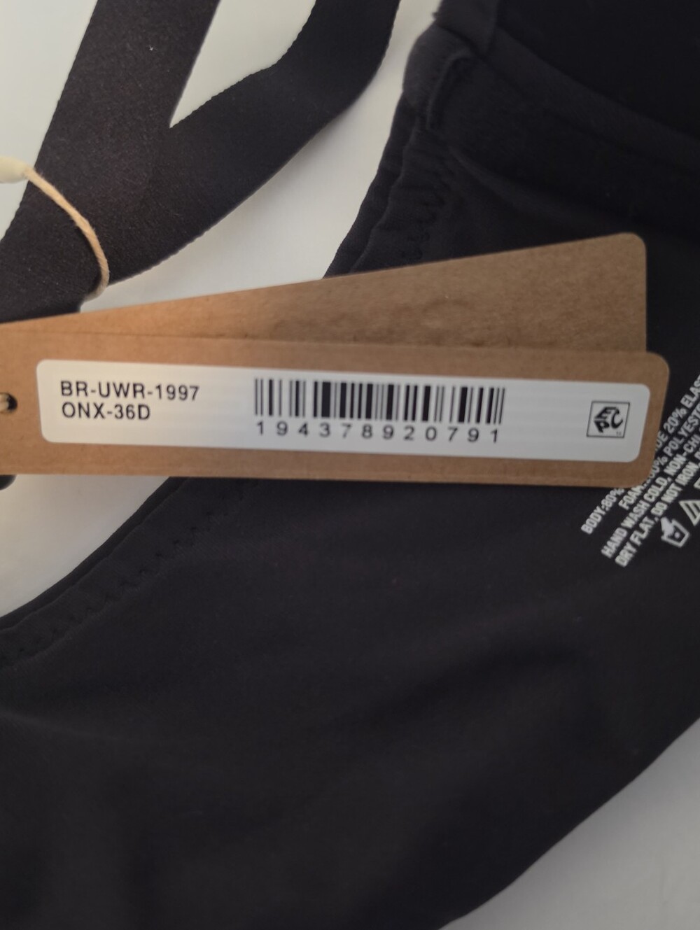 New!SKIMS Fits Everybody Unlined Demi Bra Onyx Black 36D New With Tags Underwire - Picture 7 of 8